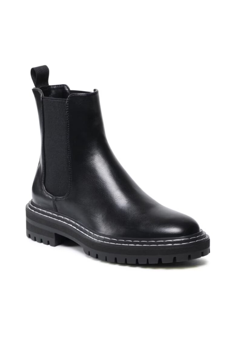 ONLY Shoes Ghete Chelsea dama Piele ecologica - Negru