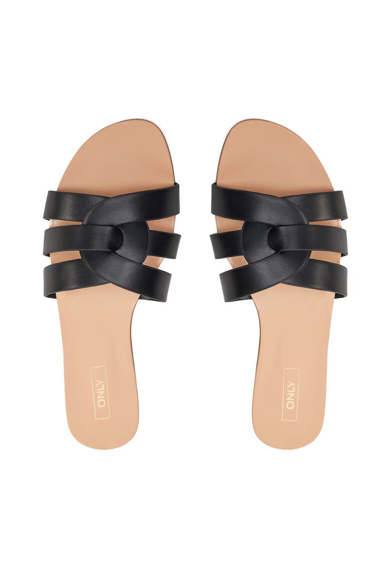 ONLY Shoes Papuci dama - 569297 - Piele ecologica - Negru