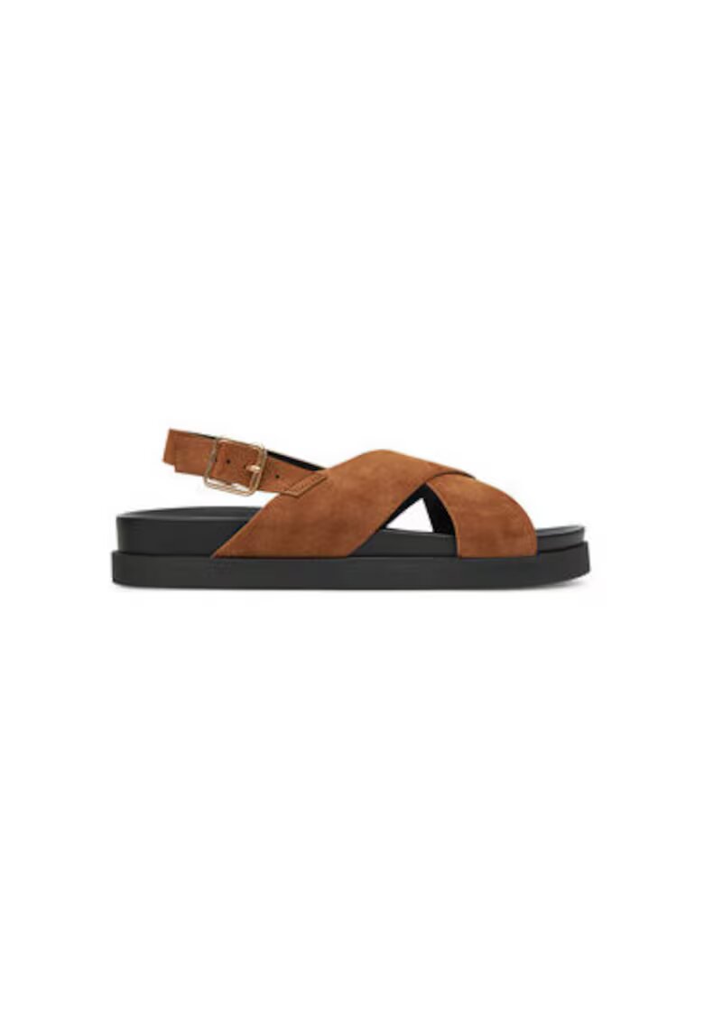 ONLY Shoes Sandale dama - 15253212 - Piele ecologica - 36 EU - Maro