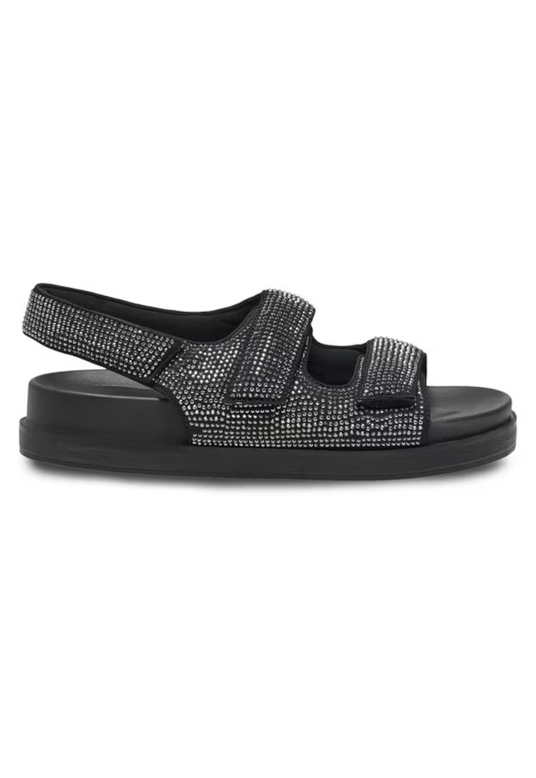 ONLY Shoes Sandale dama 303569471 - Piele ecologica/Textil - Negru