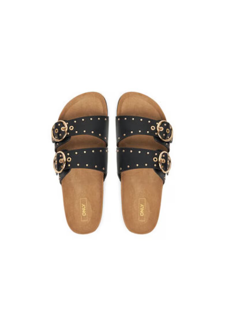 ONLY Shoes Slapi dama - 15341190 - Piele ecologica - Negru - Negru
