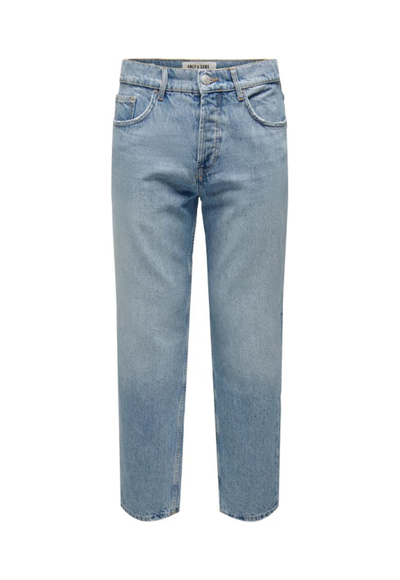 Only & sons Blugi barbati - 302521715 - Bumbac - Albastru