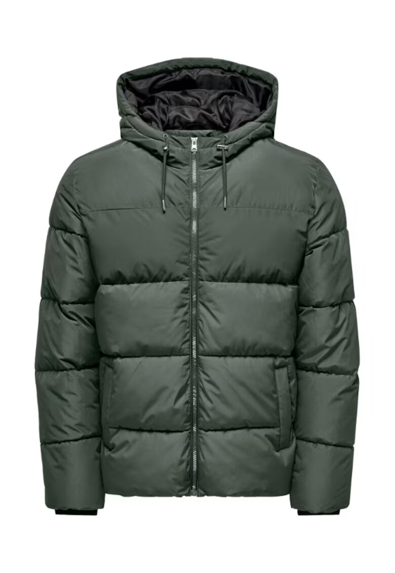 Only  Sons Geaca barbati - 302019120 - Poliester - Verde