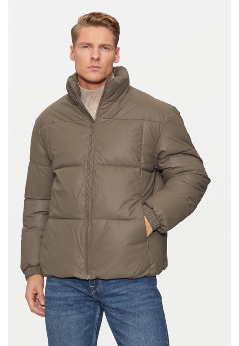 Only  Sons Geaca barbati - 304684715 - Piele ecologica - Maro - Maro