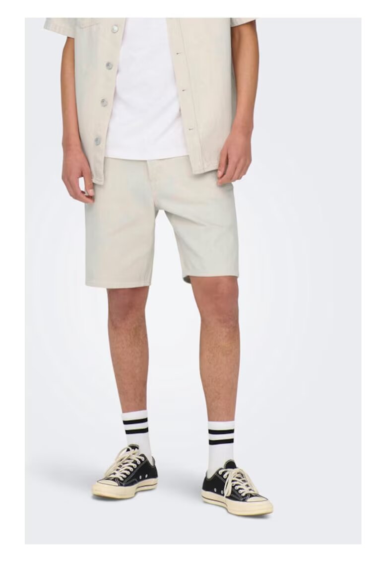 Only & sons Pantaloni barbati - 60815 - Bumbac - Ecru