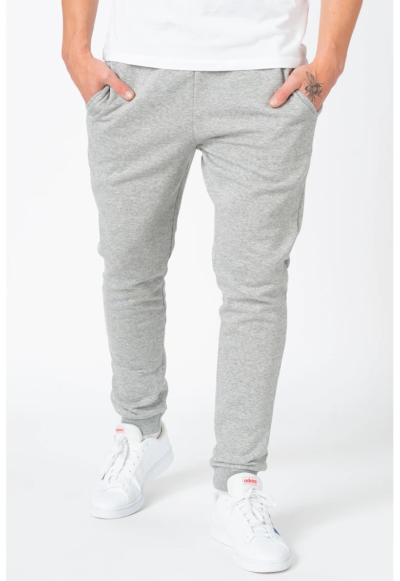 onlysons Pantaloni sport regular fit cu snur de ajustare - Gri melange