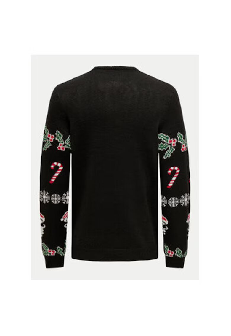 Only  Sons Pulover barbati - 304493829 - Acril - Negru - Negru