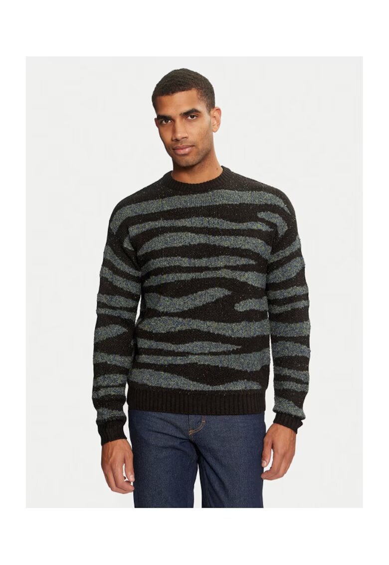 Only  Sons Pulover Lincolm 22031166 Negru Regular Fit - Poliester