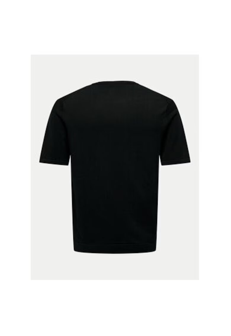 Only & sons Tricou barbati - 304805202 - Viscoza/Poliester - Negru - Negru
