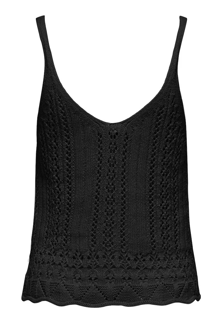 Only Top dama 15277573 - Bumbac/Poliester - Negru - Negru