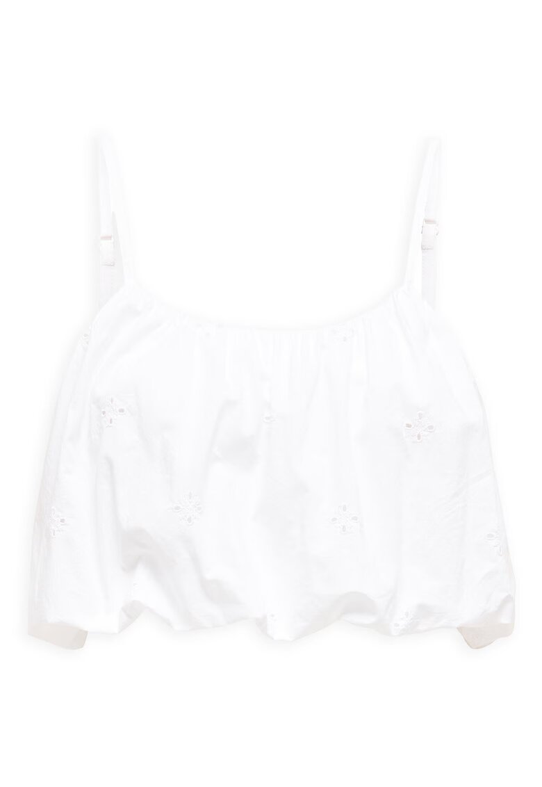 Only Top dama 15342566 - Bumbac organic/Bumbac - Alb - Alb