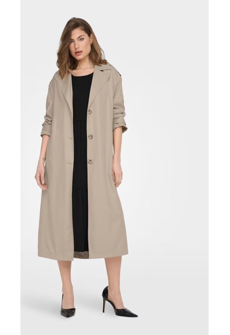 Only Trench dama - 19724 - Poliester - Bej
