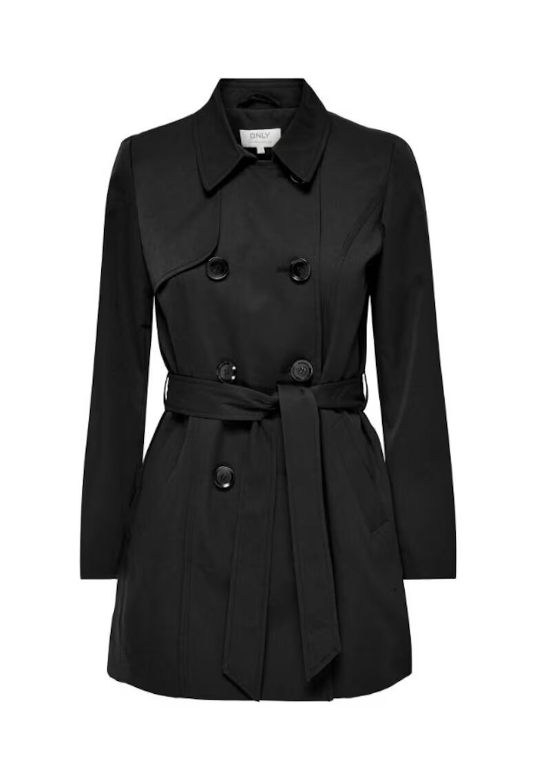Only Trenci dama - 301826941 - Poliester - Negru - Negru