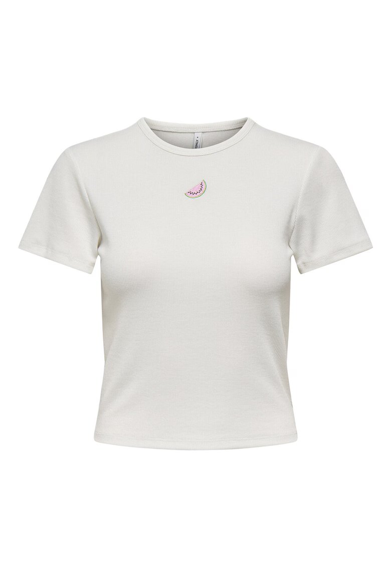 Only Tricou dama 15350554 - Poliester/Viscoza - 46794 - Alb