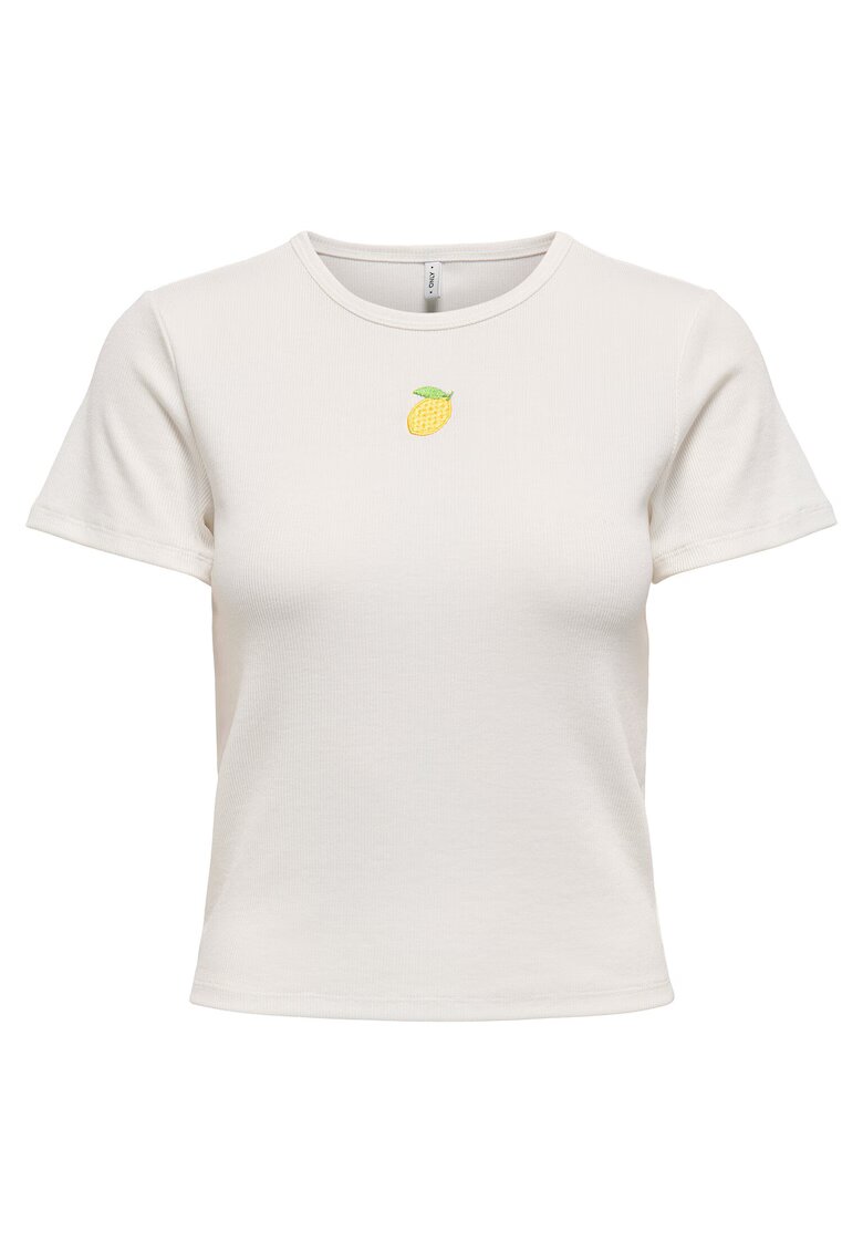 Only Tricou dama 15350554 - Poliester/Viscoza - 47978 - Alb
