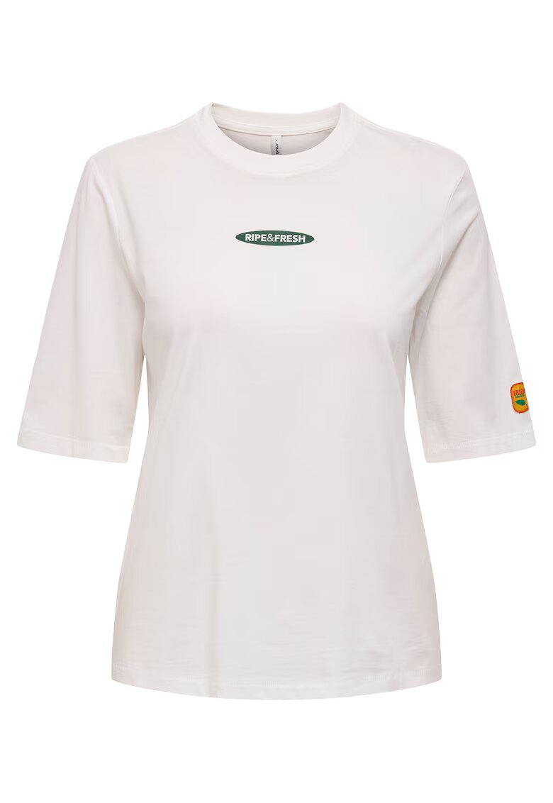 Only Tricou dama 15351369 - Bumbac - 463745 - Alb