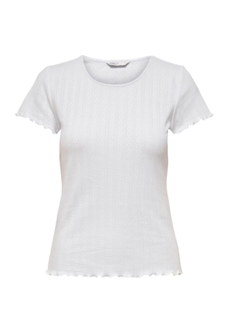 Only Tricou dama - 302468379 - Bumbac - Alb