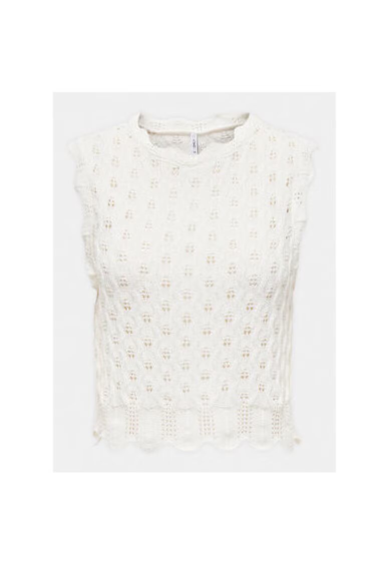 Only Tricou dama - 303322823 - Bumbac/Poliester - Bej - Bej