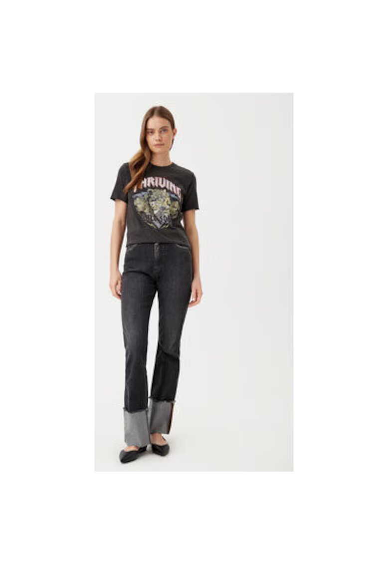 Only Tricou dama - 304791246 - Bumbac organic - Negru - Negru