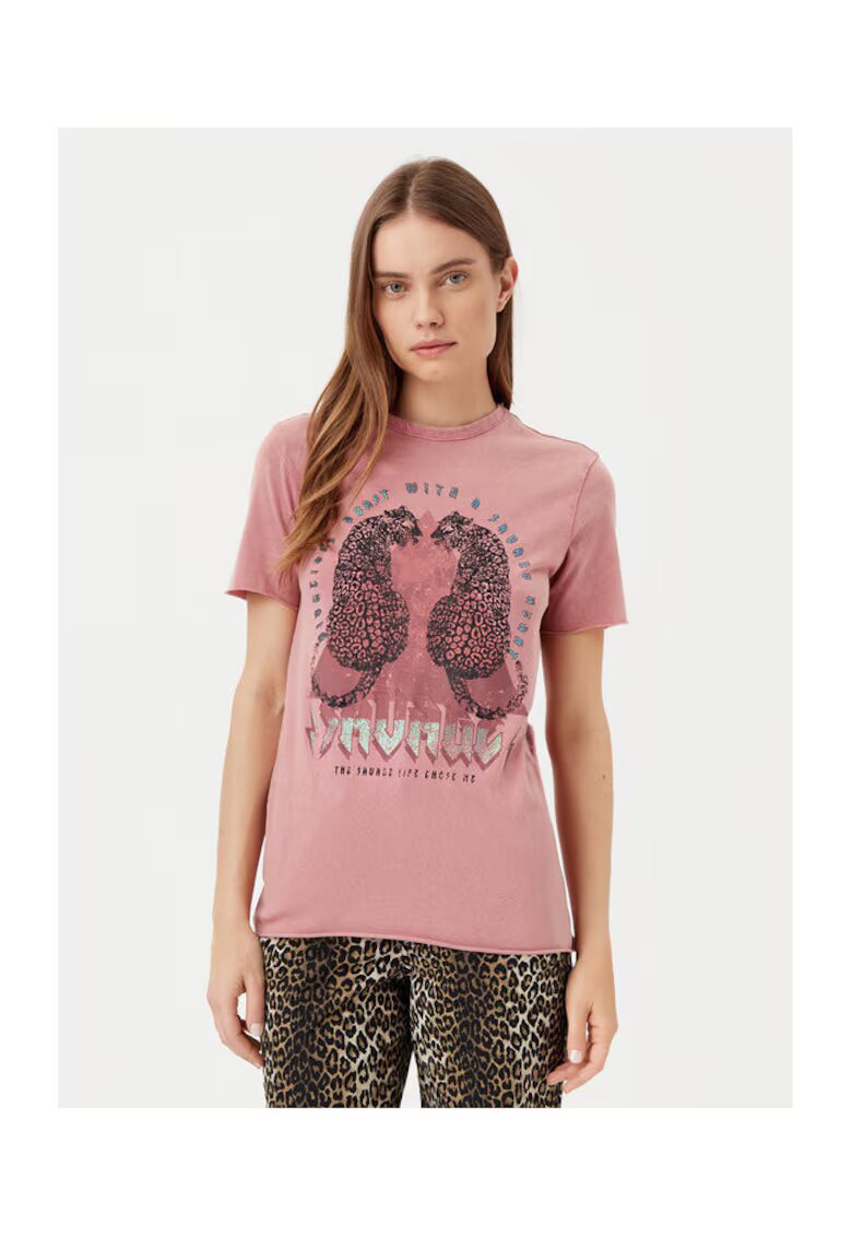 Only Tricou dama - 304791260 - Bumbac organic - Roz - Roz