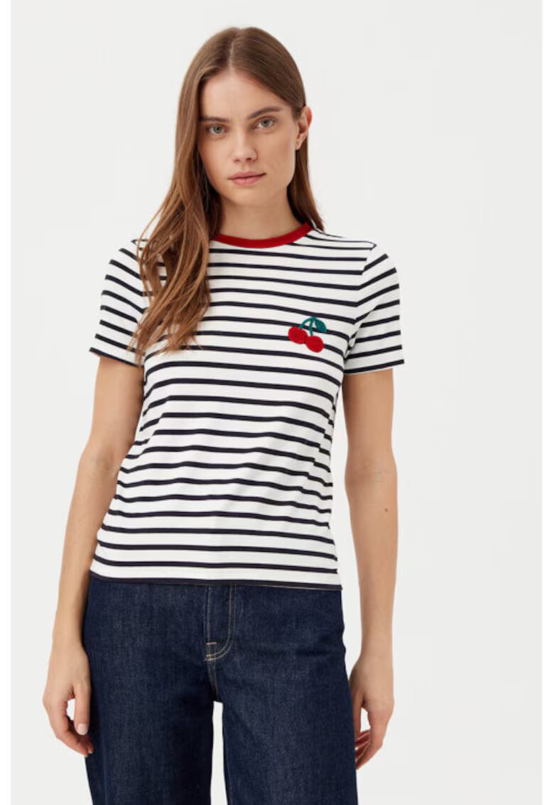 Only Tricou dama - 304928413 - Viscoza - Alb - Alb