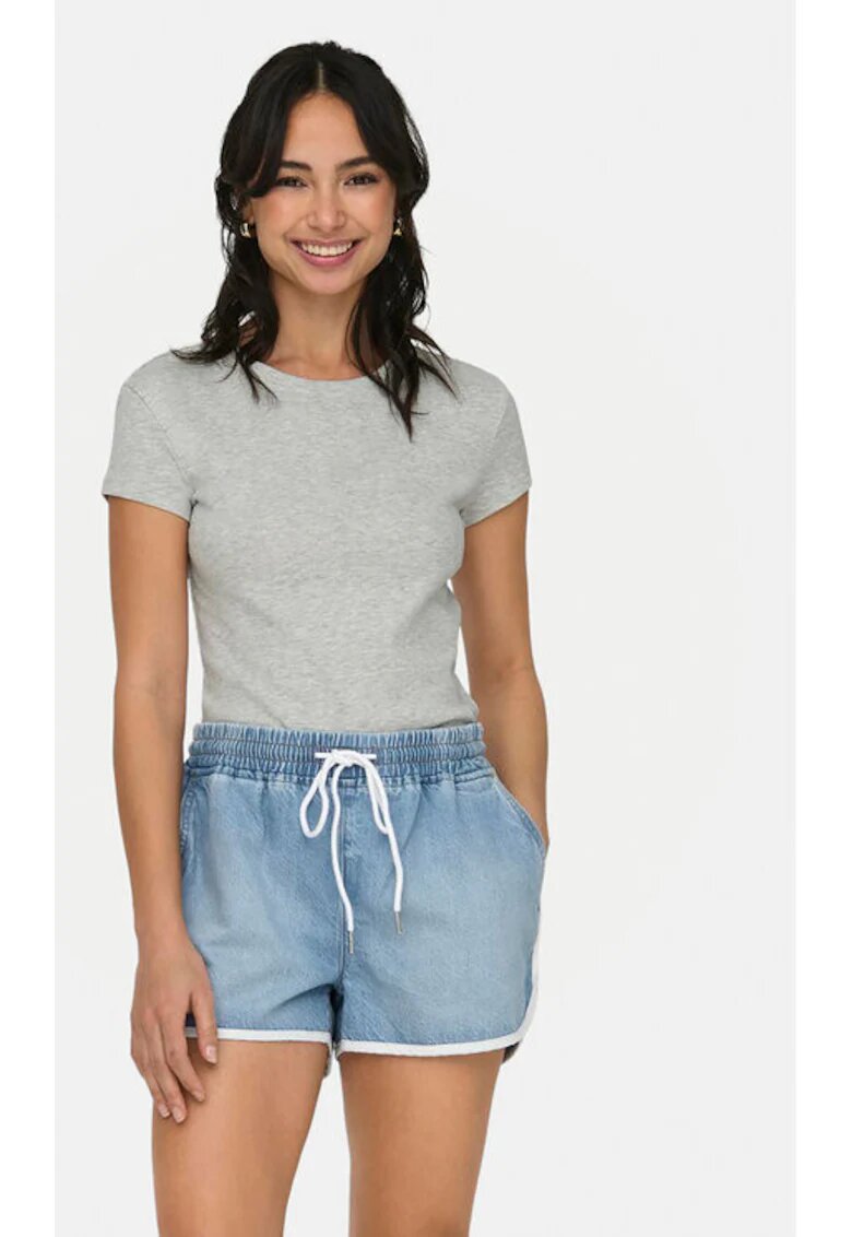 Only Tricou dama - 304928420 - Bumbac - Gri - Gri