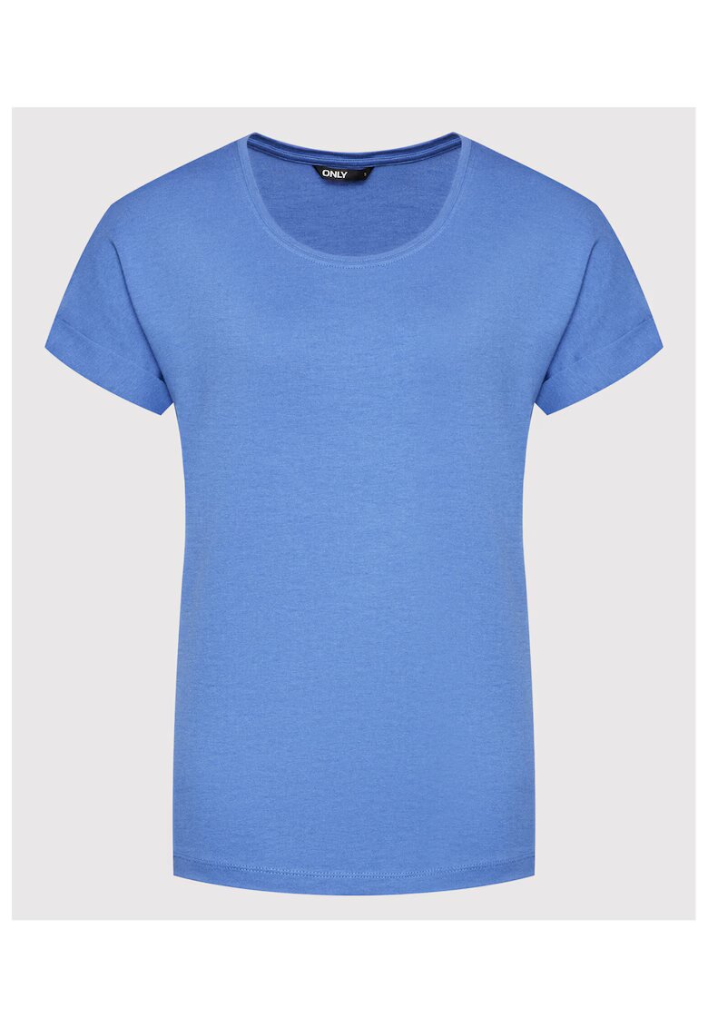 Only Tricou dama - Viscoza - 300107560 - Albastru