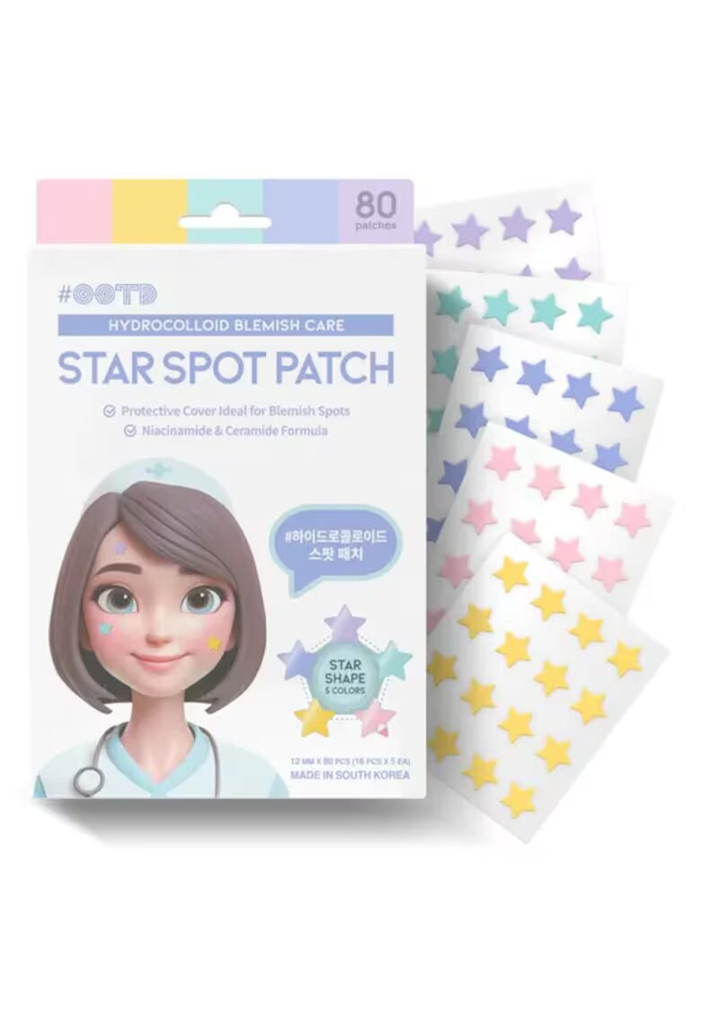 OOTD Plasturi hidrocolidali anti-acnee # Star Spot Patch - 80 buc - 5g