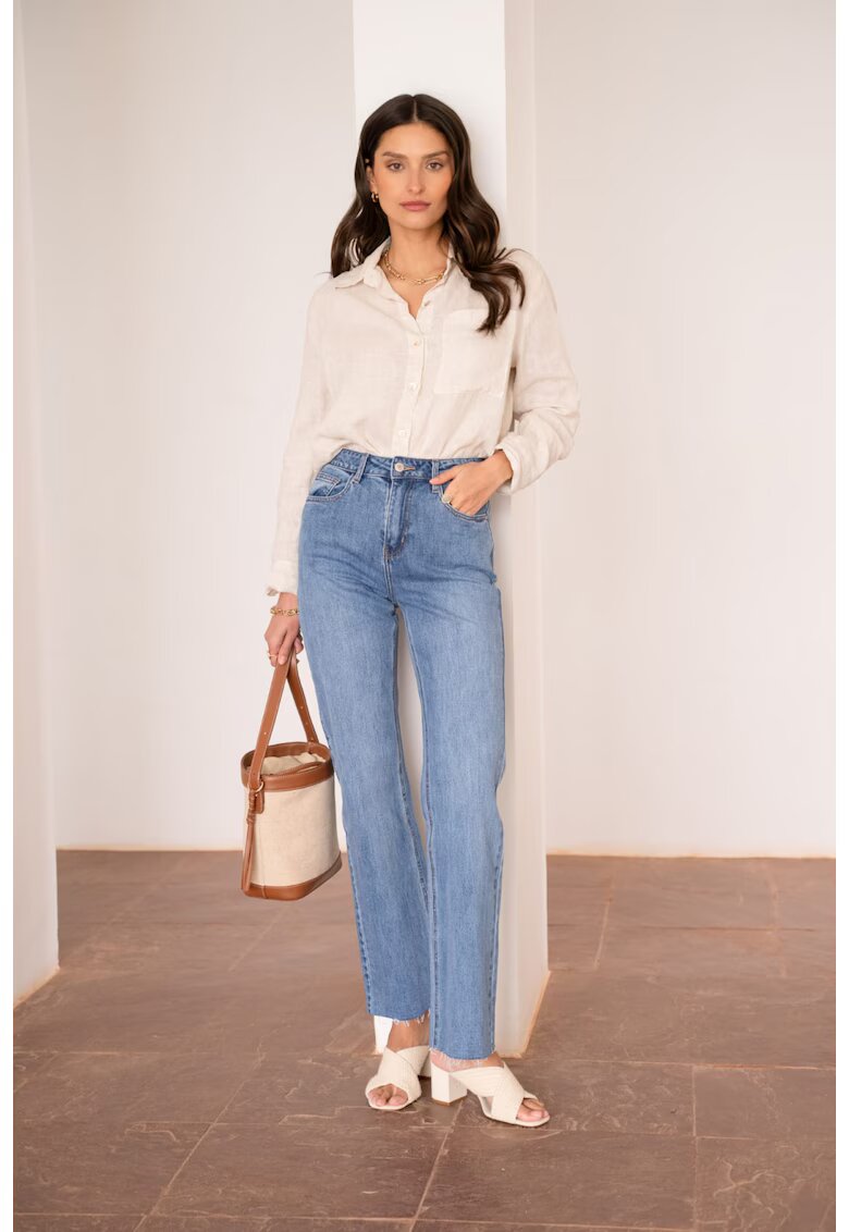 Oraije Blugi dama Maddie Straight albastru deschis JD404A-1 16708 - Albastru deschis