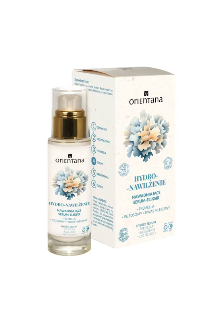 Orientana Hidratare Hidratanta - Ser Elixir Hidratant TREMELLA Exosomes Acid Lactic - 30ml