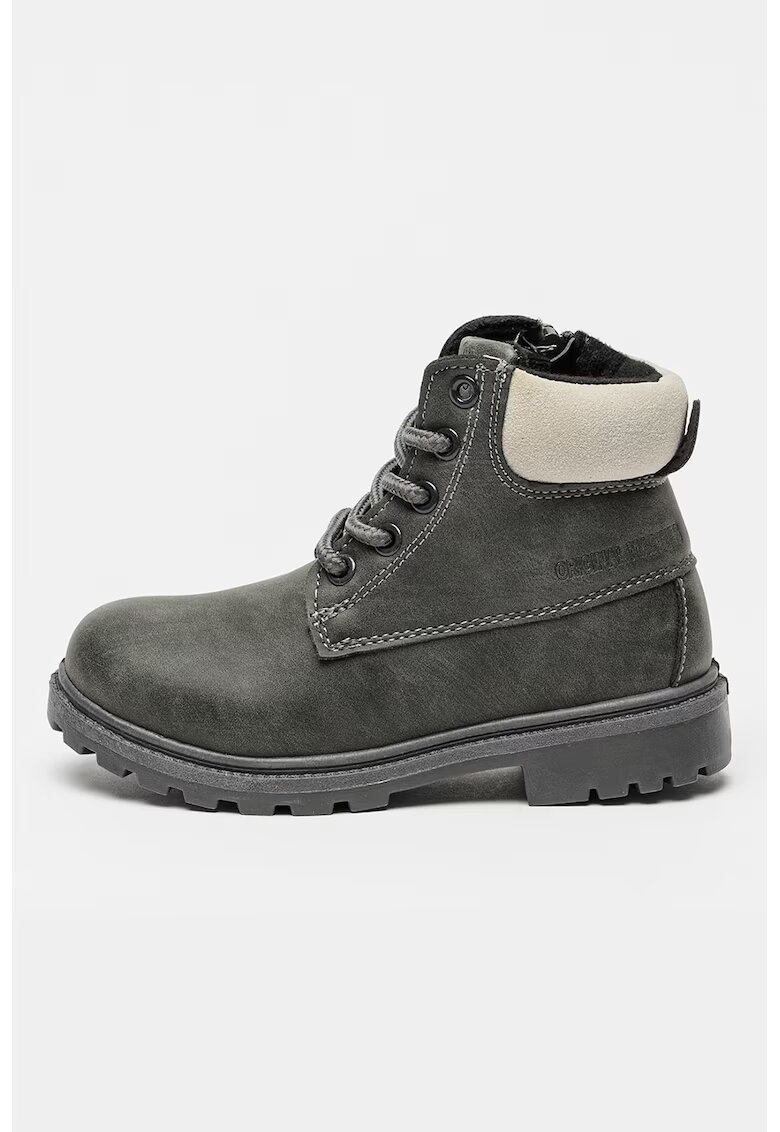 Original Marines Bocanci mid-high din piele nabuc sintetica - Gri inchis