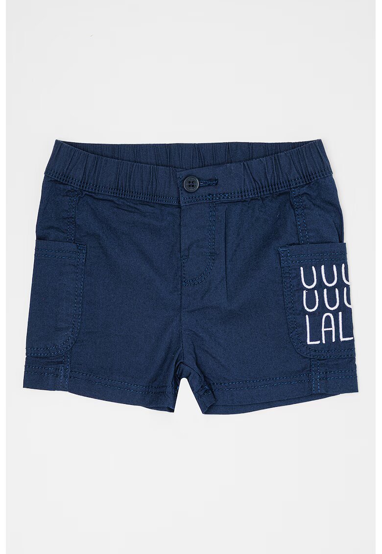 Original Marines Pantaloni scurti de bumbac cu buzunare laterale - Bleumarin