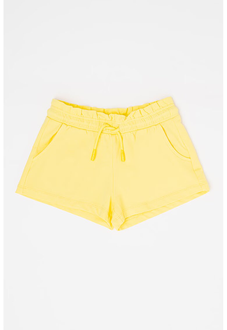Original Marines Pantaloni scurti din amestec de bumbac cu snur de ajustare - Galben