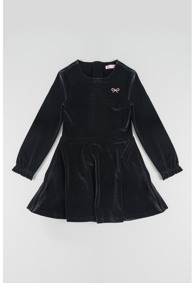 Original Marines Rochie evazata din catifea - Negru