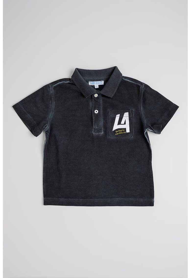 Original Marines Tricou cu buzunar pe piept - Negru stins