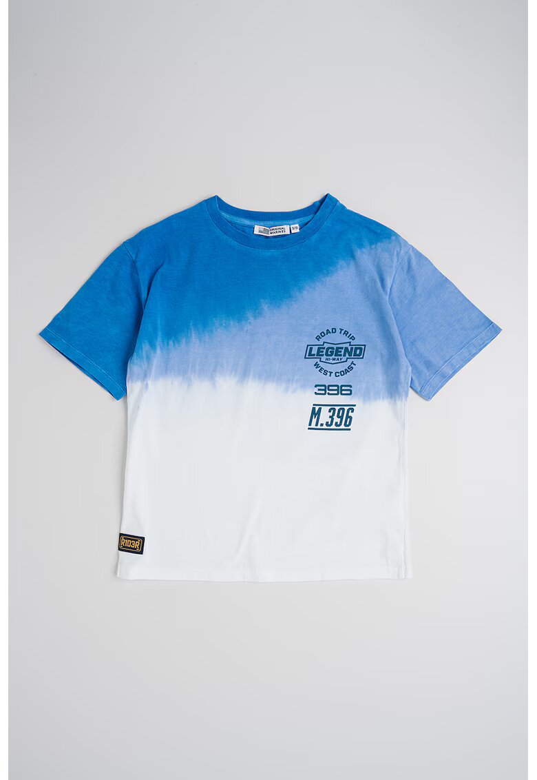 Original Marines Tricou de bumbac cu aspect in degrade - Alb/Albastru pastel