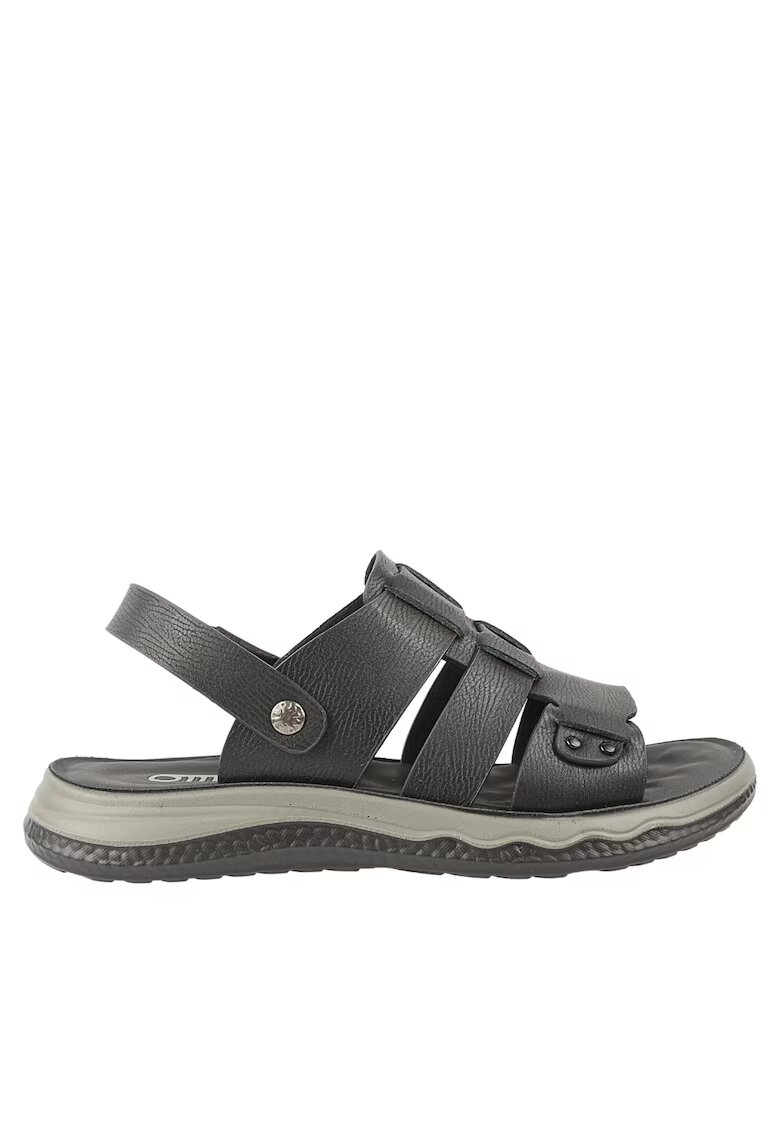Otter Sandale casual - barbati - FM60002B - negru - piele naturala - Negru