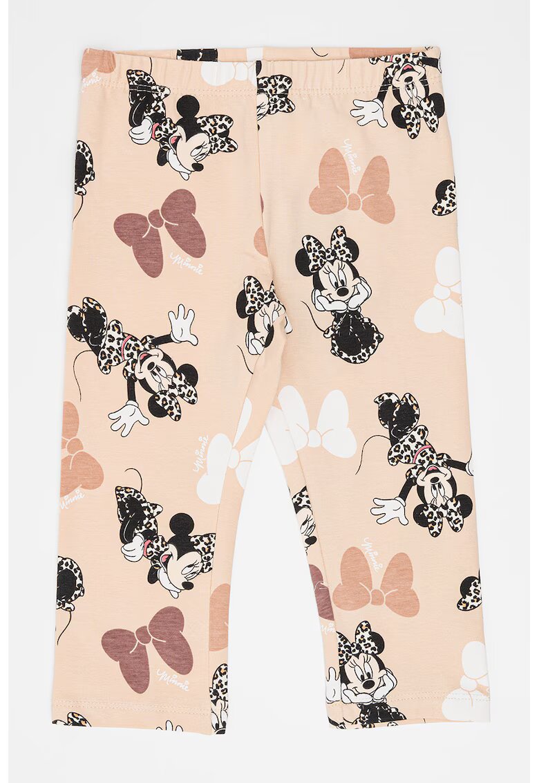 OVS Colanti cu Minnie Mouse - Negru/Bej/Alb murdar