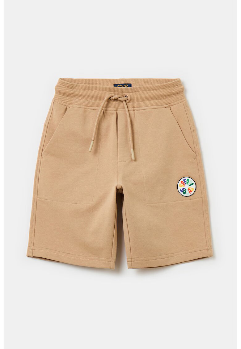OVS Pantaloni scurti cu snur in talie - Bej inchis