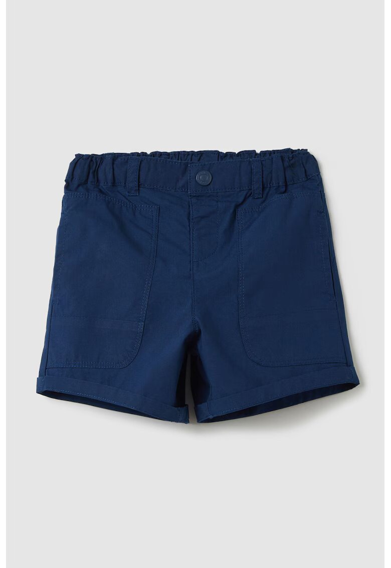 OVS Pantaloni scurti uni din bumbac - Bleumarin