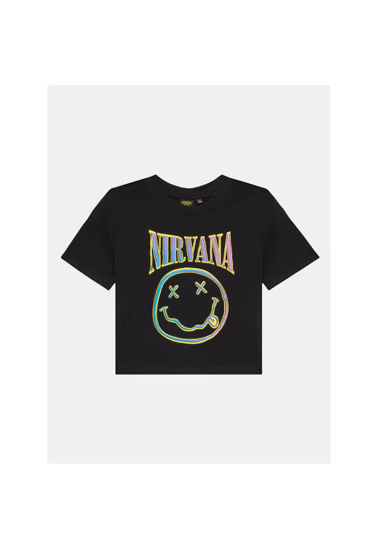 OVS Tricou fete - 303833770 - Bumbac - Negru - Negru