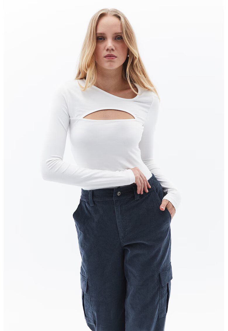 OXXO Bluza cu decupaje - Crem