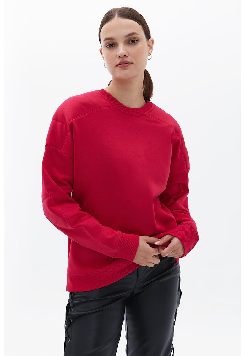 OXXO Bluza de trening cu maneci raglan - Roz aprins