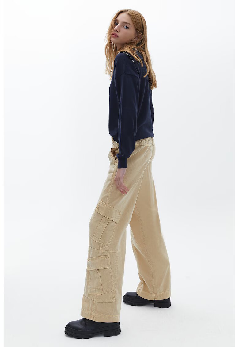 OXXO Pantaloni cargo drepti - Bej