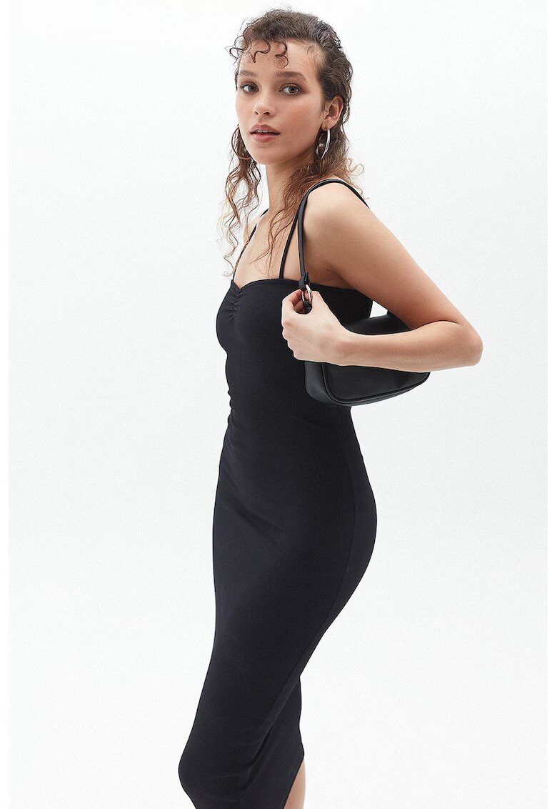 OXXO Rochie midi cambrata - Negru