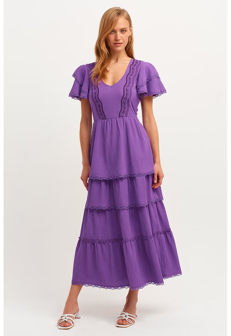 OXXO Rochie midi stratificata - Violet