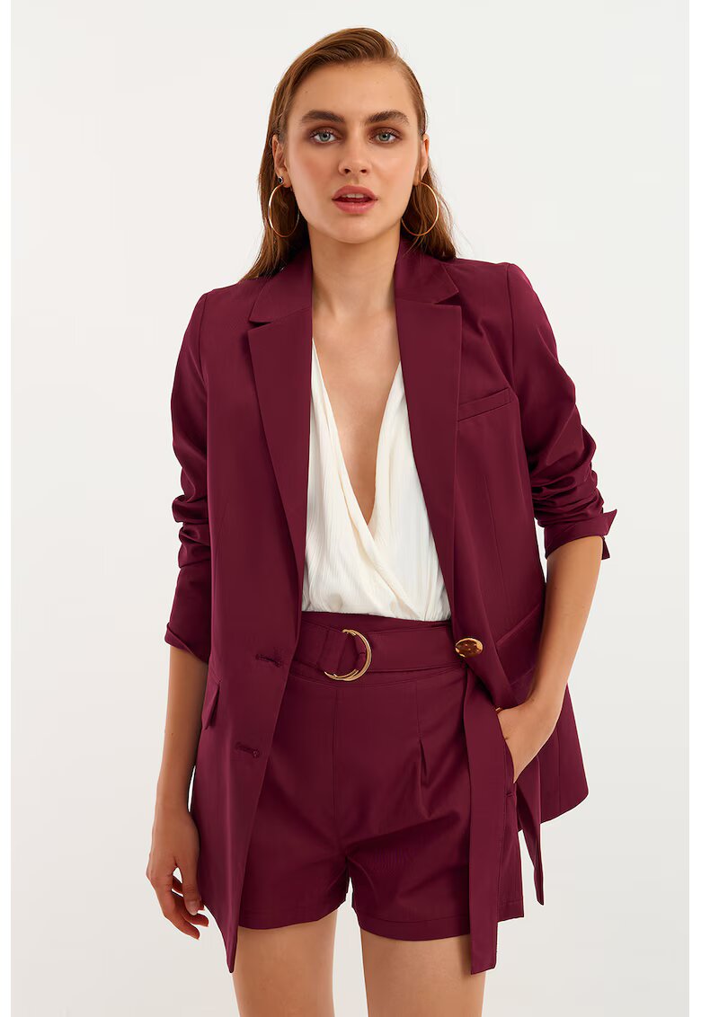 OXXO Sacou din amestec de lyocell - Violet pruna