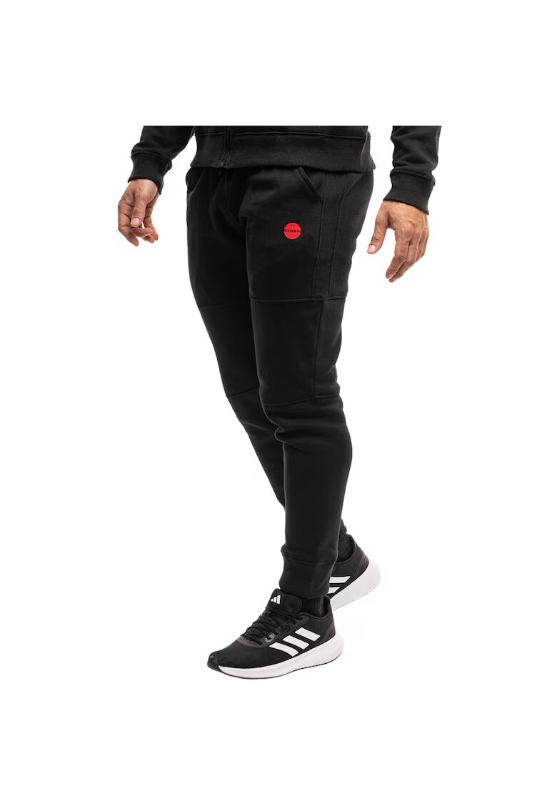 Ozoshi Pantaloni sport Oz93933 - lungi - croiala lejera - negru
