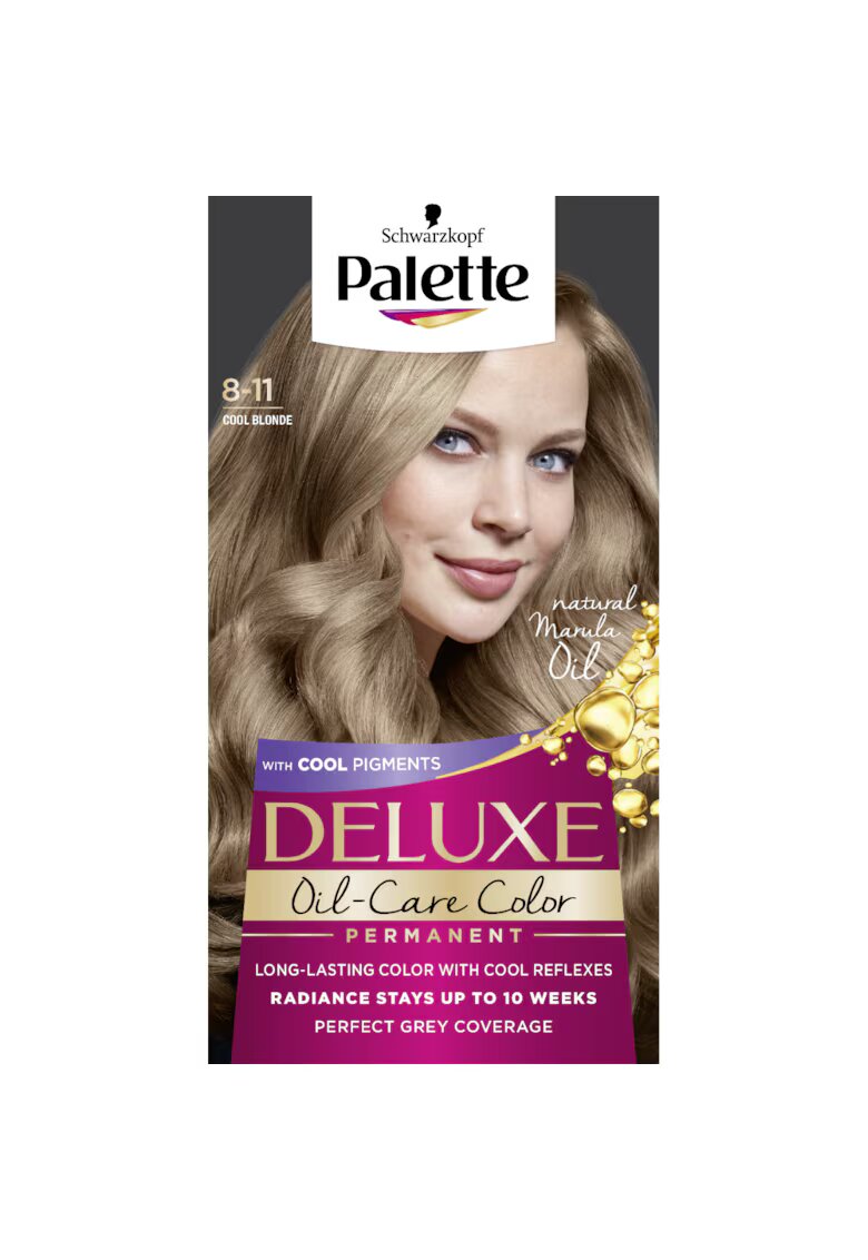 Palette Vopsea de par permanenta Deluxe 1 - Blond Rece Natural