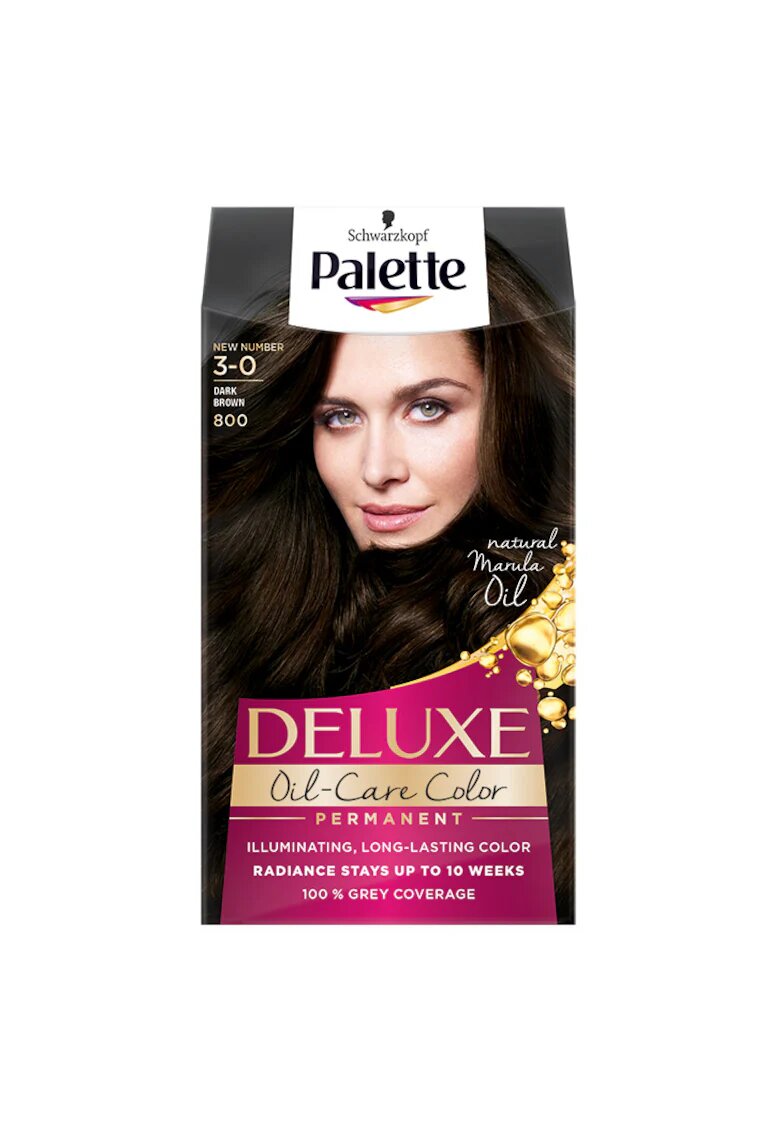 Palette Vopsea de par permanenta Deluxe 1 - Saten Inchis